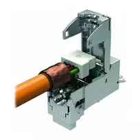 EasyLan CKFAK001 - tinklo siųstuvas ir imtuvas, Cat6a, 10/100/10000Mbit/s, IP20, sidabrinis, -40–70 °C