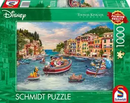 Thomas Kinkade Studios: Disney - Mikis ir Minė Italijoje, Dėlionė 1000 dalių