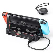 Dėklas nešiojamai žaidimų konsolei Unitek G1002F01 – USB dokas, juodas