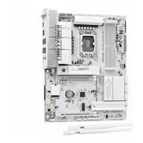 MicroATX pagrindinė plokštė ASRock B850M Challenger WiFi DDR5 AM5, balta