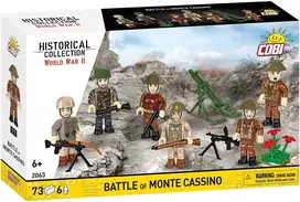 Konstruktorius Coblocks Monte Cassino mūšis COBI-2063 Istorinis karinis dioramas