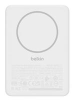 Power bank Belkin BPD010hqWH 5000 mAh, belaidis įkrovimas 7,5 W, USB-C, baltas