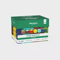 Konstruktorius Marioinex Mini Waffle 302 dalys – sukraunami tarpusavyje sujungiami blokeliai