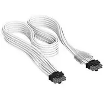 Corsair Premium Sleeved 12V-2x6 į 12V-2x6 kabelis, Universalus - Baltas