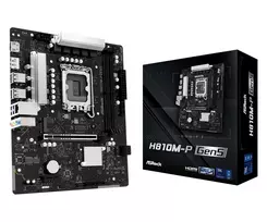 Motininė plokštė ASROCK H810M-P GEN5 – H810 mikroschema, LGA 1700, mATX, DDR5 palaikymas