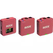 Belaidis mikrofonas Rode Wireless Go III Pink – kompaktiška 2,4 GHz sistema, modelis WIGOGEN3ROS