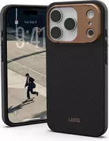 UAG Urban Armor Gear FIBR ARMR MagSafe Dėklas | Apple iPhone 17 Pro | kevlar grafitas/bronza | 114555113985