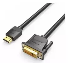 HDMI į DVI laidas 5 m / juodas Vention