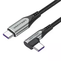 Vention TAKHF USB-C į USB-C 5A kampinis laidas (pilka)