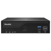 Shuttle Barebone slim DH610V2 Intel/DDR5/juodas - Kompiuterio korpusas be komponentų - Intel Socket 1700 (Core i)