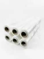 Folia stretch plėvelė skaidri 23 mikronai 1,5 kg x 6 dėžės