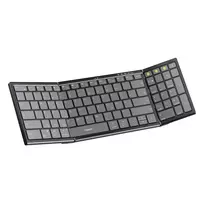 Belaidis Bluetooth klaviatūra Inateck N0135 juoda QWERTZ, žirkliniai mechanizmai