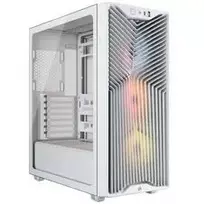 Corsair 3200D RS ARGB korpusas, Midi-Tower, ATX, grūdintas stiklas - Baltas