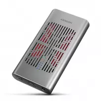 Išorinis korpusas AXAGON EEM2-20GD USB-C 20Gbps dviems M.2 NVMe SSD su aparatiniu klonavimu