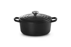 Le Creuset Signature 3.3 L apvalus juodas puodas