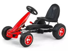 Milly Mally pedalinis gokartas VIPER raudonas 3126 – lengvas vaikų automobilėlis