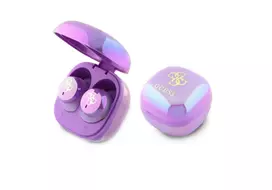 GUESS GUTWSJ144ESU belaidės ausinės, į ausį, violetinės