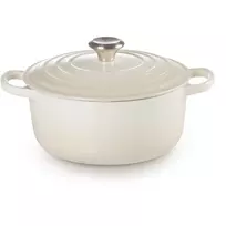Le Creuset Signature apvalus kepimo indas 22 cm Meringue creme (21177227164430)