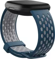 Fitbit FB174SBNVGYL – dirželis – mėlyna/pilka – Sense, Versa 3 – aliuminis, silikonas, nerūdijantis plienas