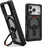 UAG Urban Armor Gear Plasma XTE dėklas su MagSafe ir atrama | Apple iPhone 17 Pro | juoda/pop oranžinė | 114527114097