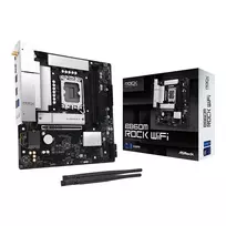 Motininė plokštė ASRock B860M Rock WiFi (mATX, Intel LGA 1851, DDR5, HDMI, DisplayPort)