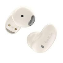 Ausinės Belkin SoundForm Anywhere – į ausį dedamos, laidinės ir belaidės (USB-C, Bluetooth), baltos, 4 g
