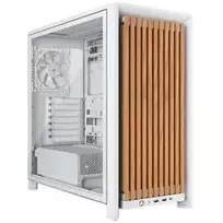 Kompiterio korpusas CORSAIR FRAME 4000D RS Wood White/Oak, Mid-Tower ATX, grūdintas stiklas