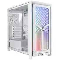 Corsair FRAME 4000X RS PC-Gehäuse, Midi-Tower, E-ATX - 4x RS120-Lüfter, weiß