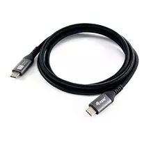 USB4 Gen3x2 C–C laidas EQUIP 128380, 0,5 m, PD 3.1 240 W, 40Gbps, 8K/60 Hz, juodas