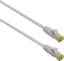 Tinklo kabelis Helos 263740 pilkas 0,25 m Cat6a S/FTP
