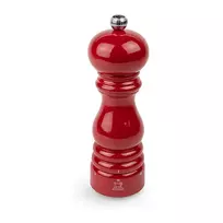Pipirų malūnėlis PEUGEOT Paris 18 cm uSelect, raudonas lakuotas medis, reguliuojamas smulkumas