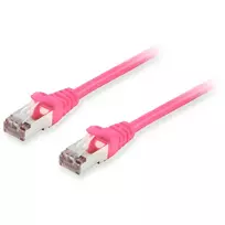 Pataisinis kabelis Equip Cat.6A S/FTP RJ-45 5 m rožinis