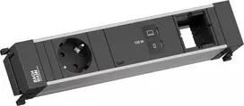 Bachmann BM0023849 Power Frame kištukinis lizdas su 1x CEE7/3, 1x USB-C PD 100W ir 1x jungtimi, 0,2 m kabelis