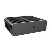 Akasa Euler CMX Mini-ITX belaidis kompiuterio korpusas A-ITX61-S1B — juodas, mini korpusas pasyviai aušinamoms sistemoms