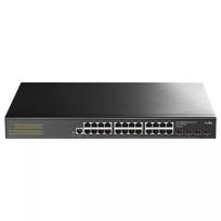 Valdomas L2 Gigabit Ethernet komutatorius Cudy GS2008S2 su 8 RJ-45 10/100/1000 prievadais ir 2 SFP, 1U stelažinis, juodas