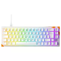 Mechaninė žaidimų klaviatūra Cherry K5 Pro TMR Compact — 65 % QWERTY USB laidinė, RGB, magnetiniai jungikliai, oranžinė/balta