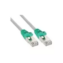 Crossover kabelis InLine Cat5e SF/UTP (S-FTP) RJ-45–RJ-45 0,25 m, pilkas