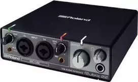 Roland Rubix22 – stalinė garso sąsaja, juoda, USB, 24 bitų / 192 kHz, 44,1/48/96/192 kHz (417431A99)