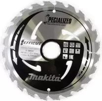 Makita Specialized EFFICUT pjūklo diskas medienai 185 mm 24 dantys (E-08682)