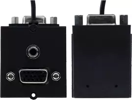 Kištukinis lizdas VGA + RCA Bachmann 917.058 garso ir vaizdo jungtims