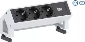 Bachmann Desk 2 ilginimo laidas su 1 AC lizdu, baltas (902.380)