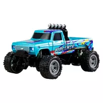 RC Monster Truck Amewi DieCast 1:64 RTR Mėlynas – liejamo metalo modelis, paruoštas važiavimui