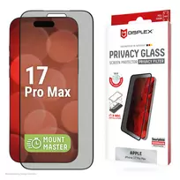 Privatumą užtikrinantis grūdintas stiklas e.v.i. Displex (10H) Apple iPhone 17 Pro Max, privatumo filtras