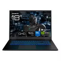 Nešiojamas kompiuteris GIGABYTE Gaming A18 PRO DXJG3DEBC4SH, Intel Core 7 240H, 18 inch WQXGA, 32GB LPDDR5x, 1 TB SSD, NVIDIA GeForce RTX 5070 Ti, Wi-Fi 6E, Windows 11 Home, juodas