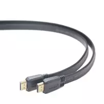 HDMI-HDMI laidas v2.0 3D TV High Speed Ethernet 1,8 m plokščias (auksuoti kontaktai)