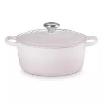 Le Creuset Signature ketaus apvalus troškintuvas 24 cm rožinė