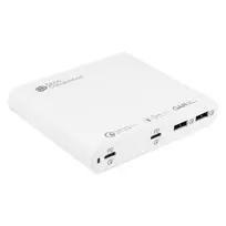 Alcasa PCA-D001V Universalus baltas greitasis kroviklis 120 W su dviem USB-C