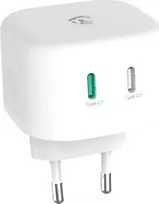 Nedis WCGPD45W100WT 45W GaN greitasis įkroviklis, USB-C PD išvestis