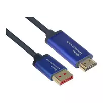 Alcasa 4860-SF030B 3 m adapteris DisplayPort į HDMI, juodai mėlynas
