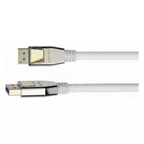 PREMIUM DisplayPort 2.0 Kabel, 54Gbit/s, UHBR 13.5, 4K @240Hz / 8K @60Hz, Vollmetallstecker, Kupfer (DP20-PY005W)